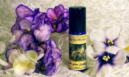 Violet White Leather