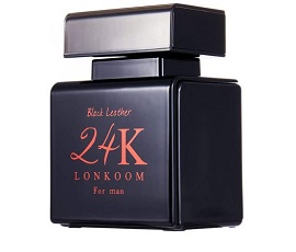 24K Black Leather