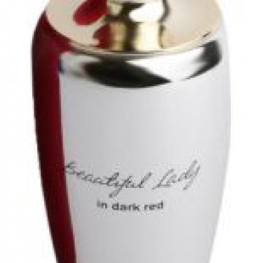 Beautiful Lady In Dark Red