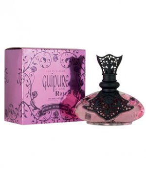Guipure & Silk Rose